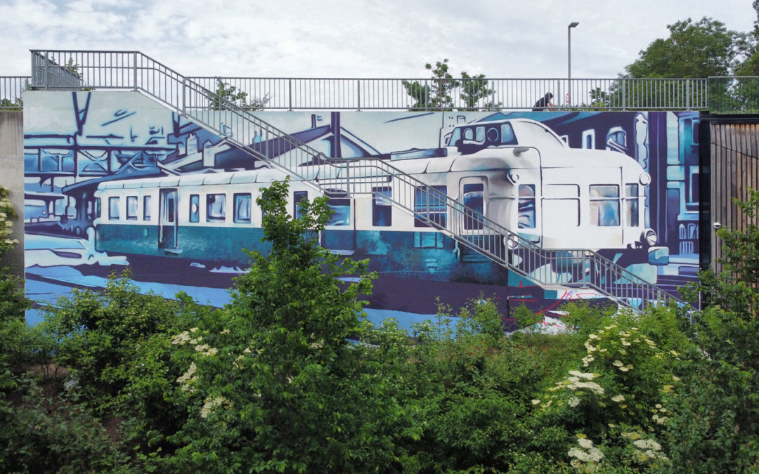 La Micheline immortalisée en fresque